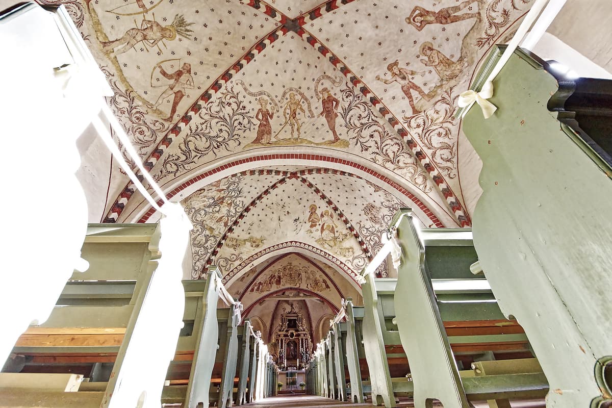 St. Marien Loxstedt - Deckenmalereien