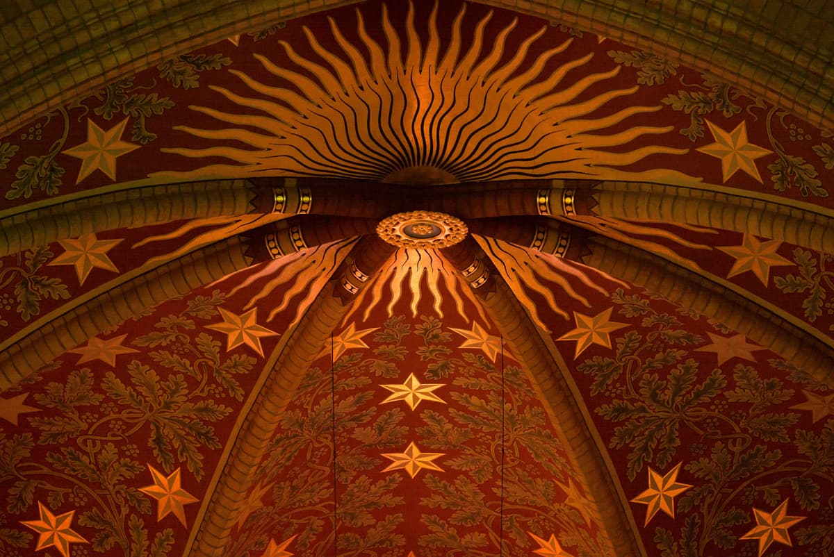 Deckengewölbe in der Apsis der Erlöserkirche zu Potsdam