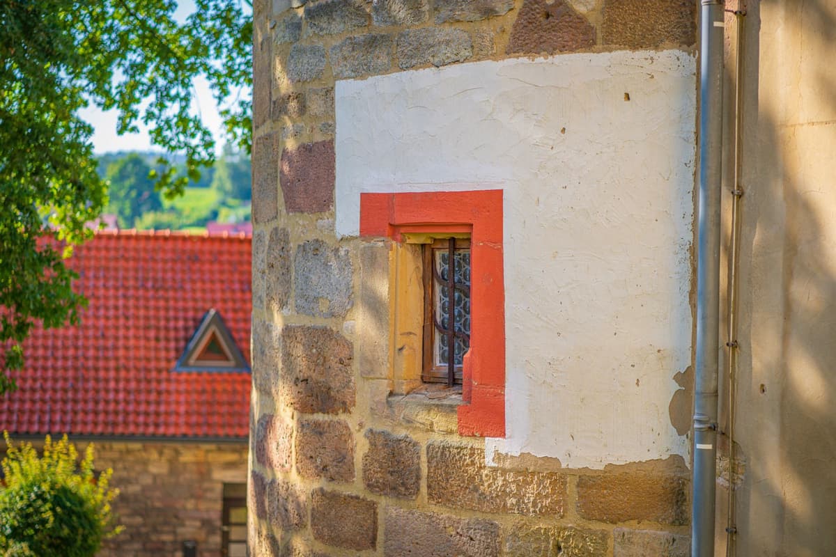 Farbversuch am Haunsturm