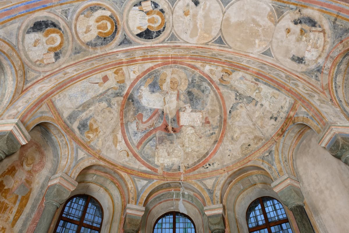 Apsis, Christus als Weltenherrscher