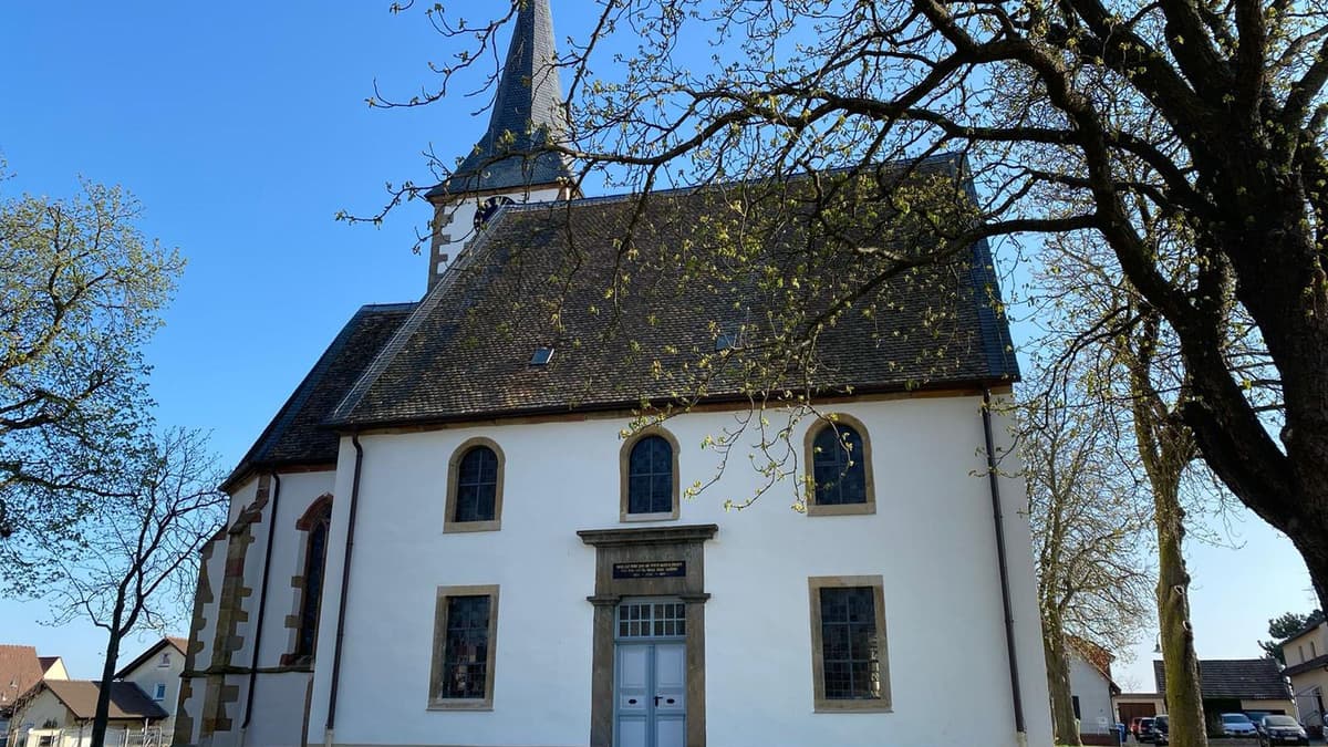 Prot. Kirche Friedelsheim Nordseite