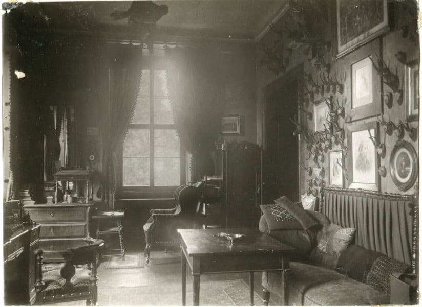 Blick in ein ehemaliges Zimmer