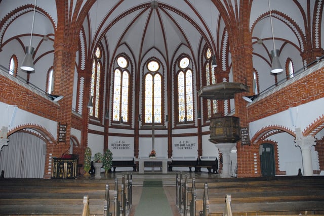Friedhof und Kirche der ev.-reformierten Gemeinde Blumenthal