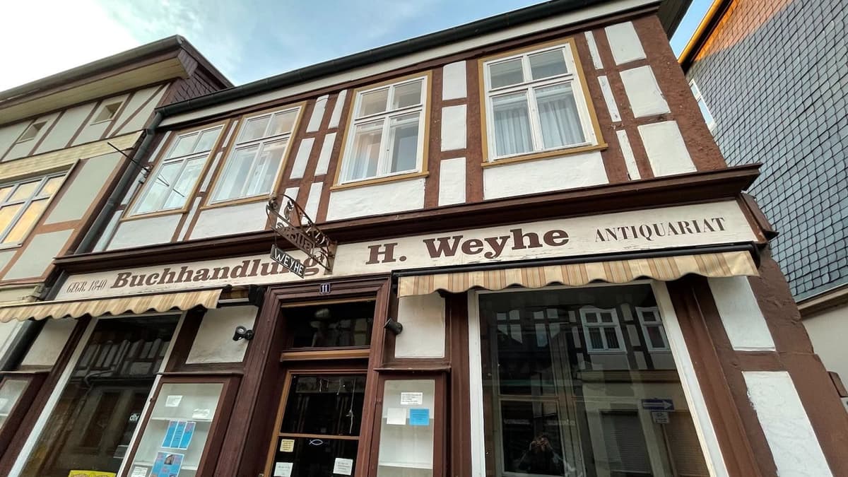 Fassade Buchhandlung Weyhe