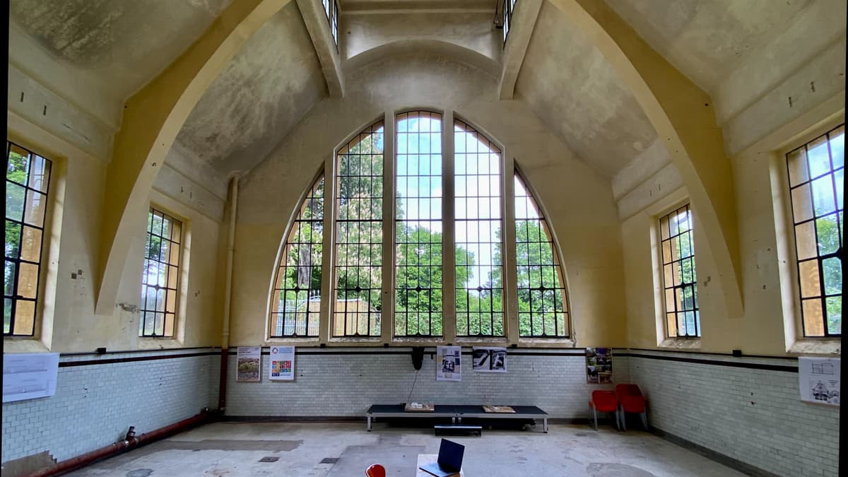 Pumpenhalle der Kläranlage