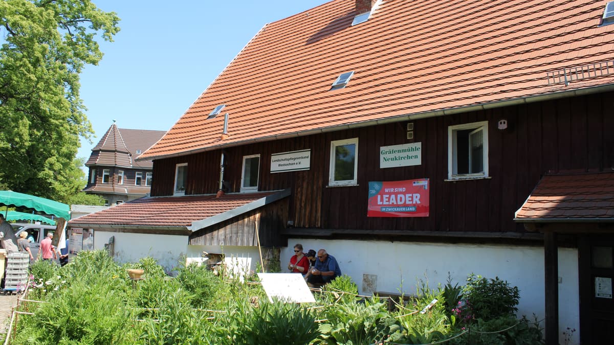 Schmetterlingsbeet an der Mühle
