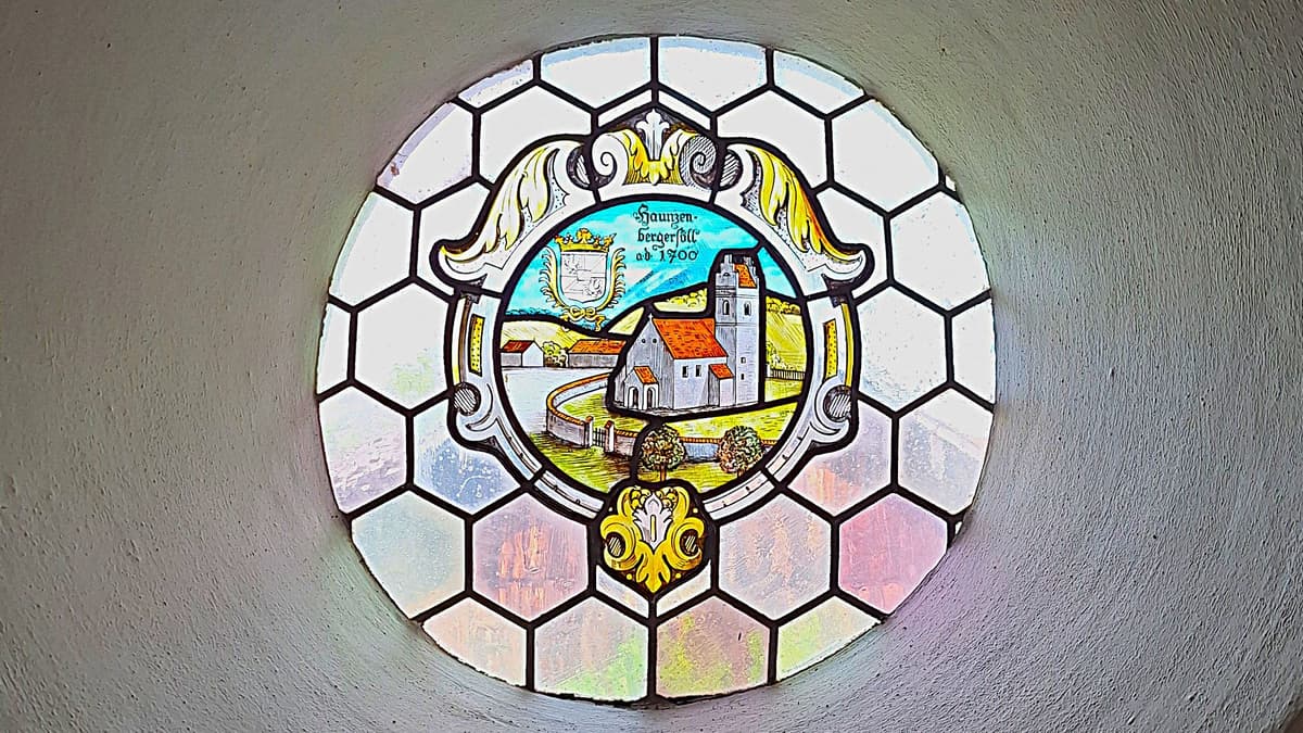 Historische Ansicht der Dorfkirche Haunzenbergersöll um 1700