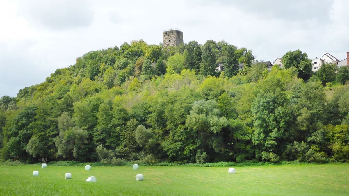 Burg aus der Ferne