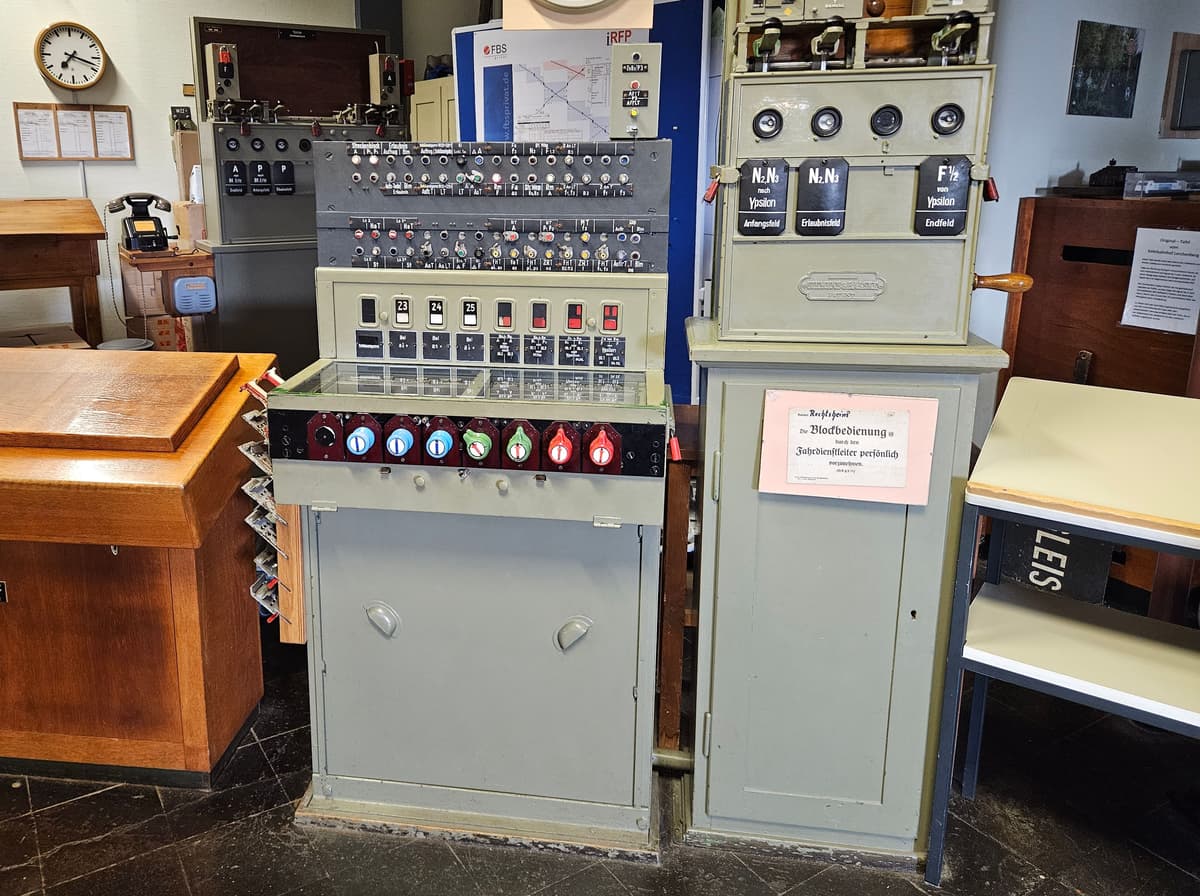 Elektromechanisches Stellwerk Rechtsheim
