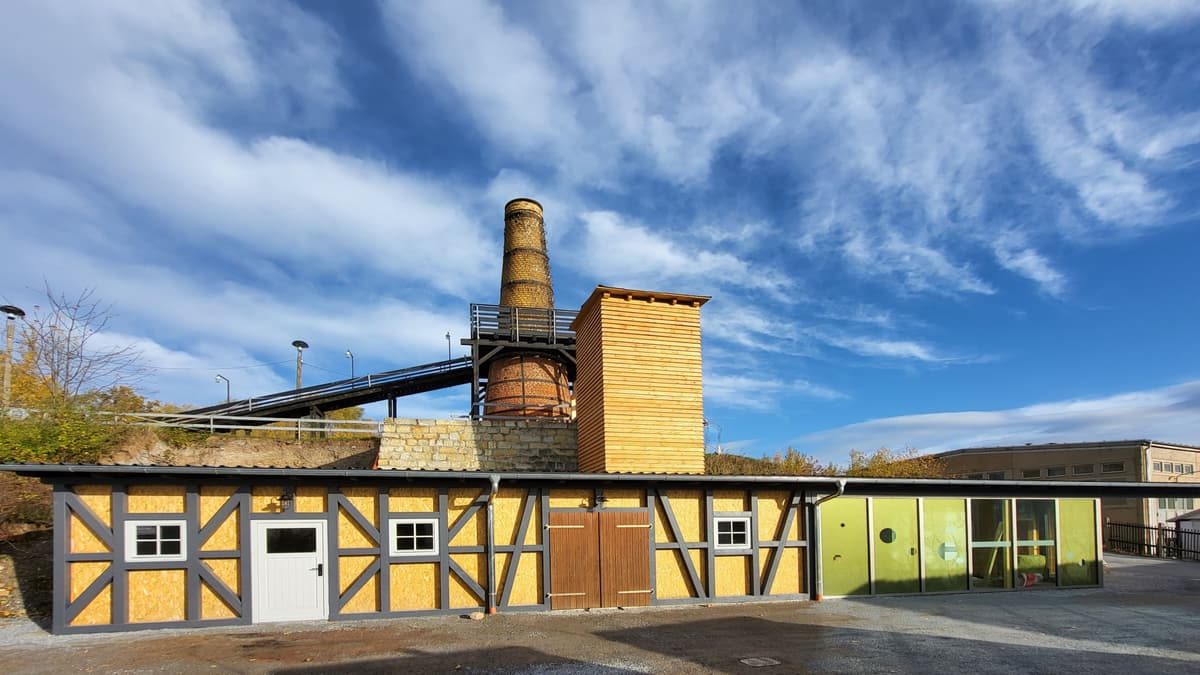 Kalkofen mit neuem Museumsanbau