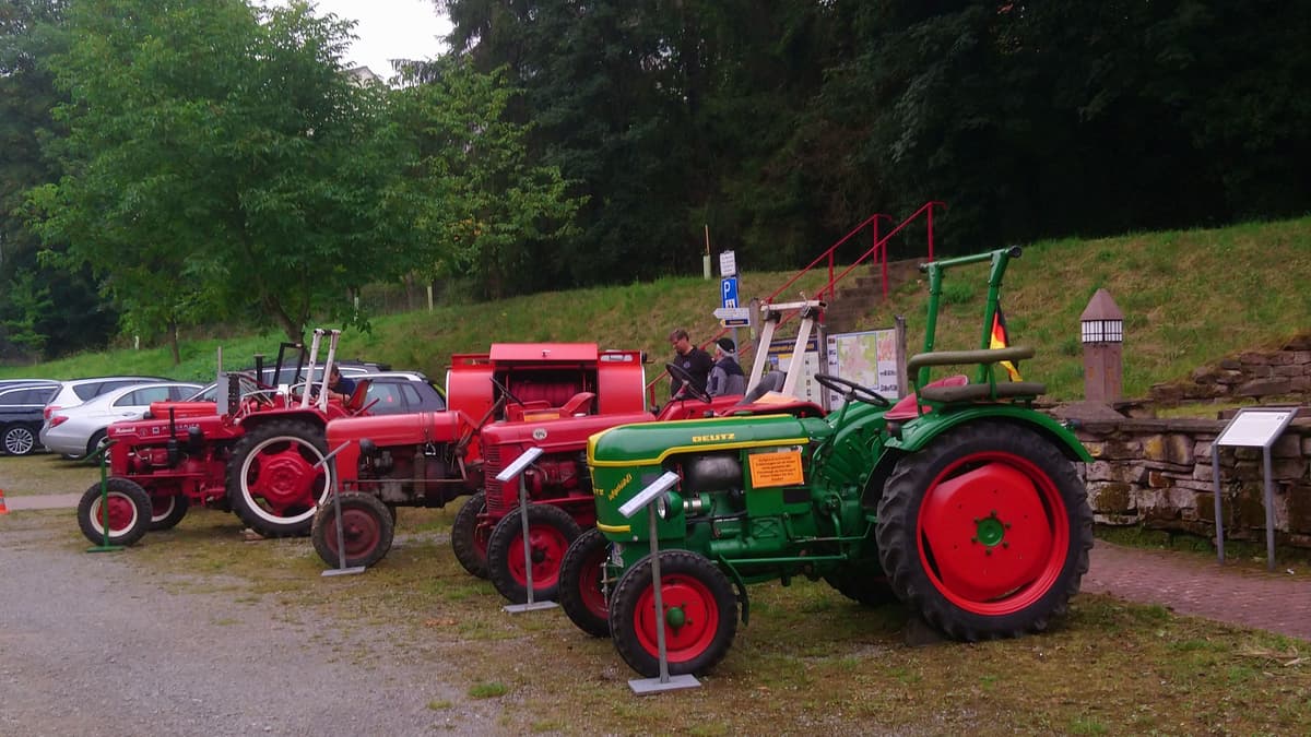 Trecker am Mühlenanger