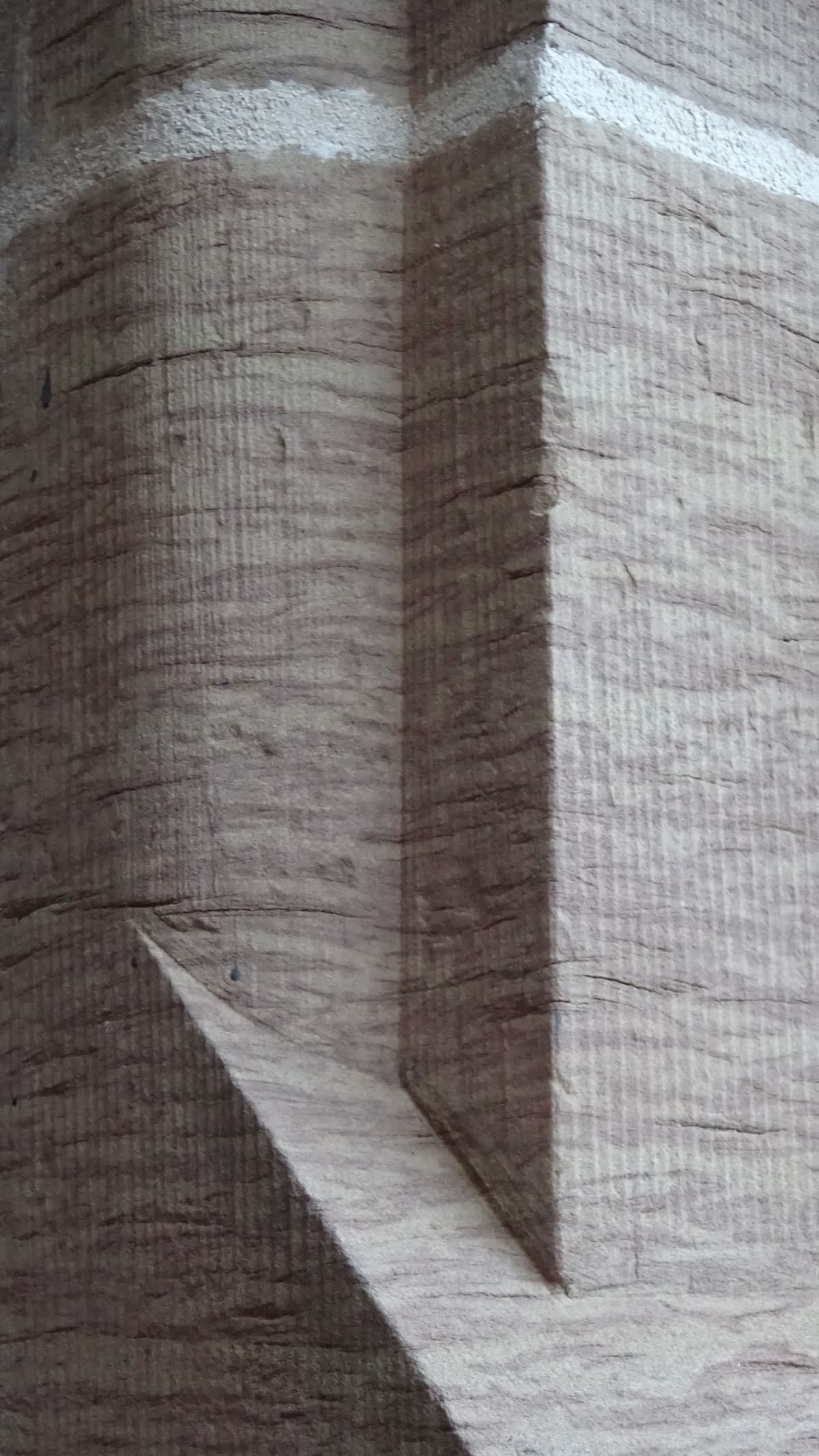 Ev. Kirche Korb, Detail aus der Fensterumrahmung
