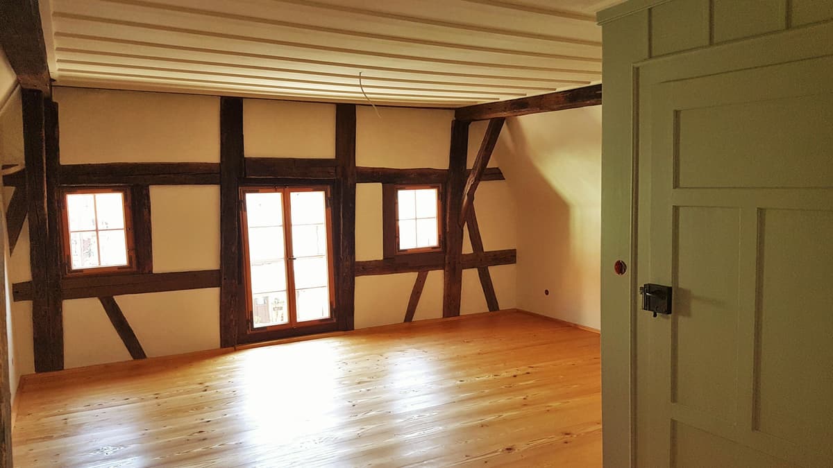 Dachgeschoss nach Instandsetzung