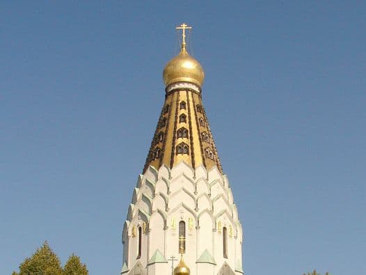 Russische Gedächtniskirche, erbaut 1913