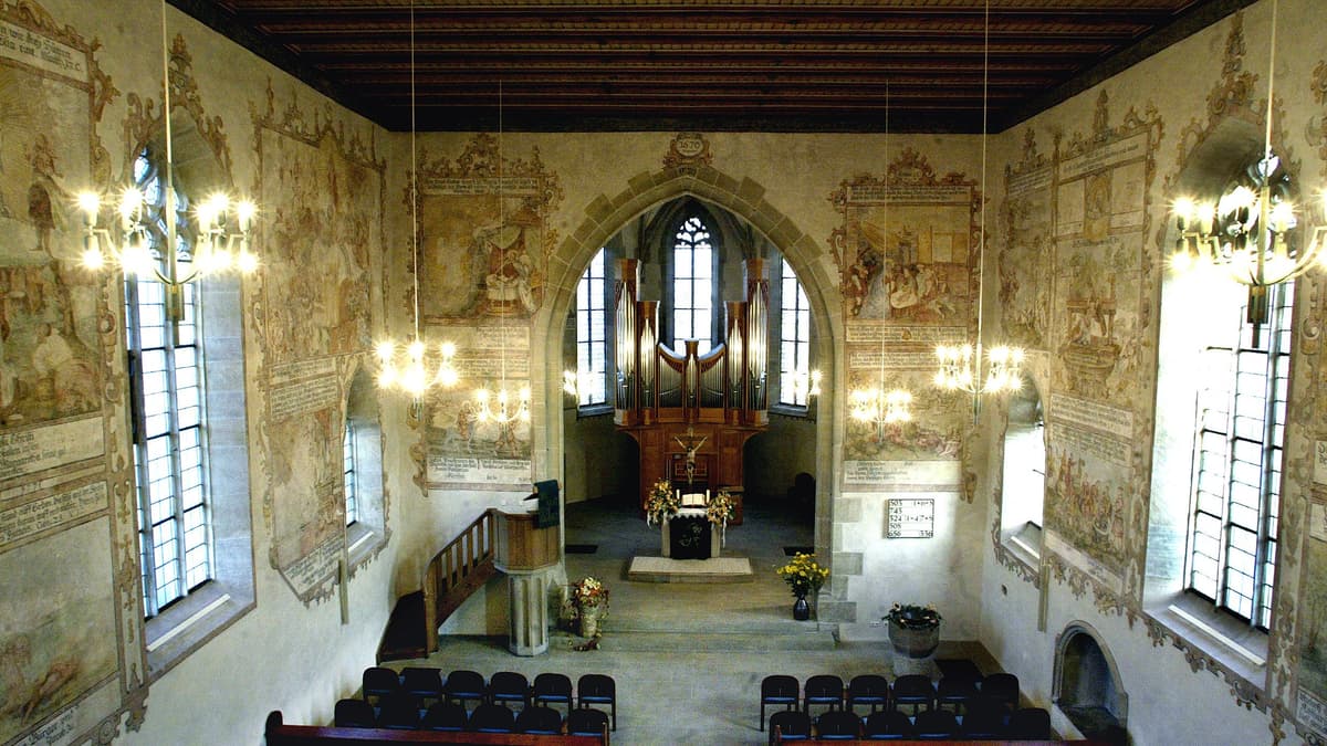 Kilianskirche Bissingen, Innenansicht