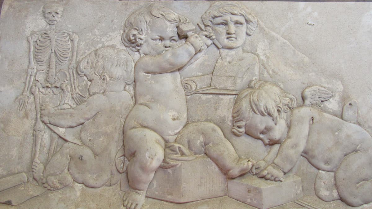 Relief aus der Künstlerwerkstatt