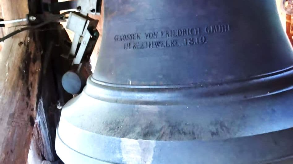 Kirche Neukirch – Inschrift große Glocke