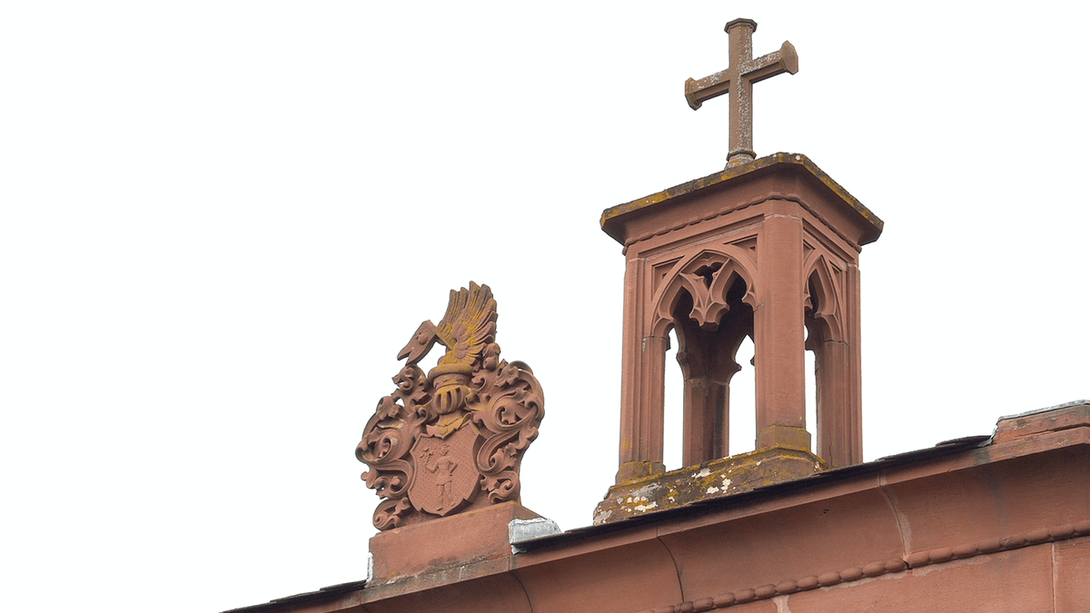 Mausoleum der Adelsfamilie von Wolfskeel, Detail