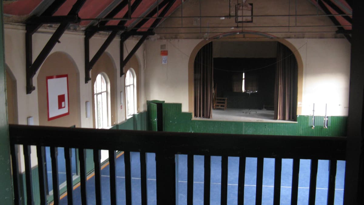 Turnergarten von innen vor der Sanierung