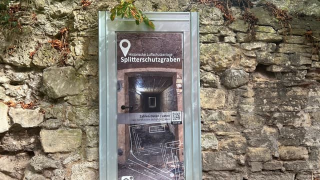 Splittergraben unter dem Spendekirchhof