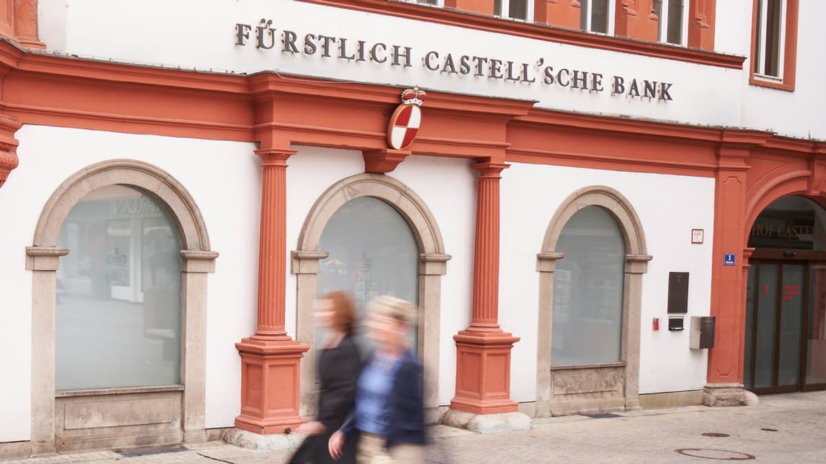 Hauptsitz der Fürstlich Castell'schen Bank in Würzburg