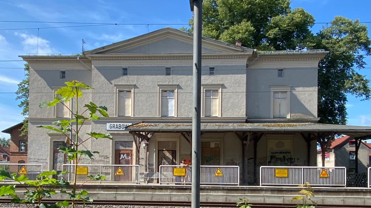 Ansicht vom Bahnsteig aus