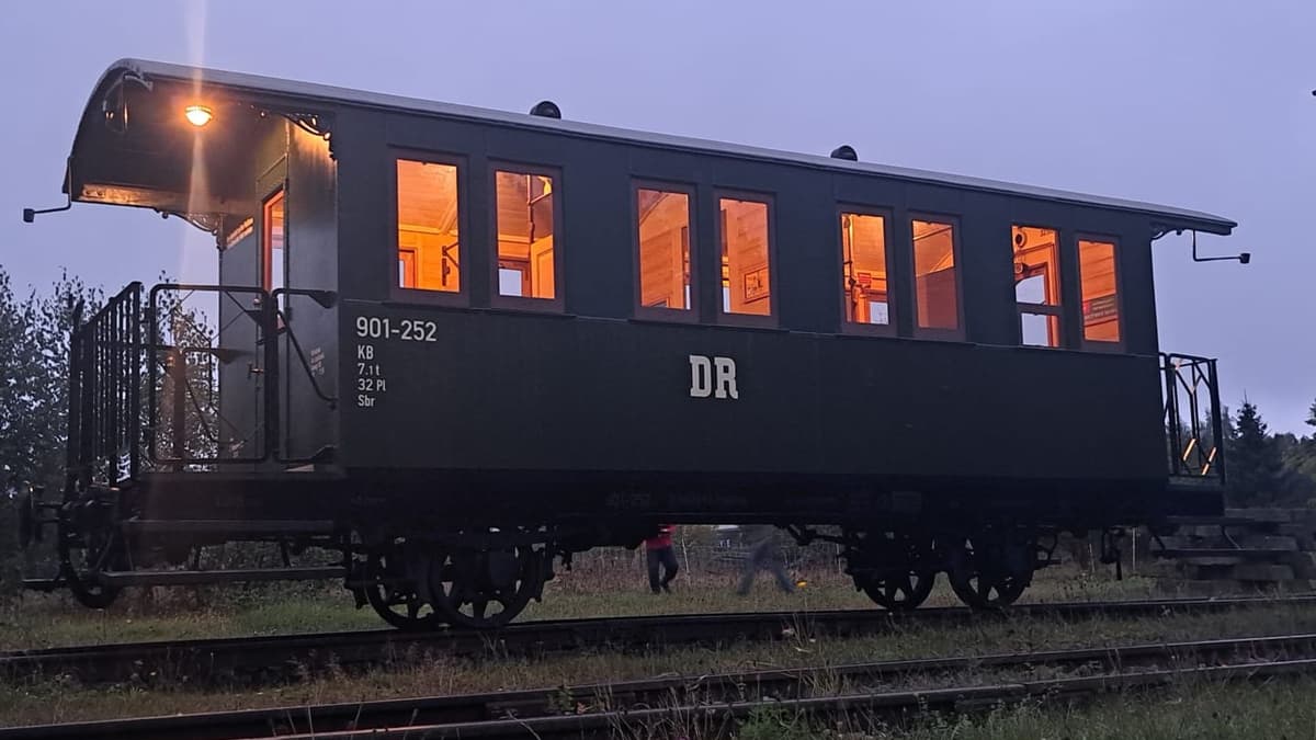 Der restaurierte 901-252, 1901 für Gera gebaut