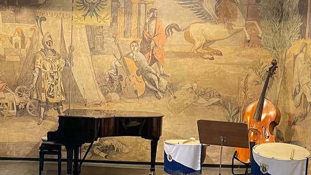 Wandgemälde von Wolfgang Lenz