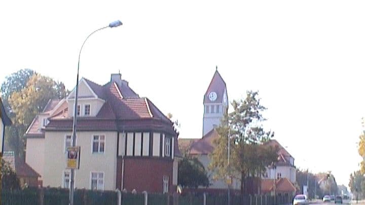 Blick zur Martin Luhter Kirche