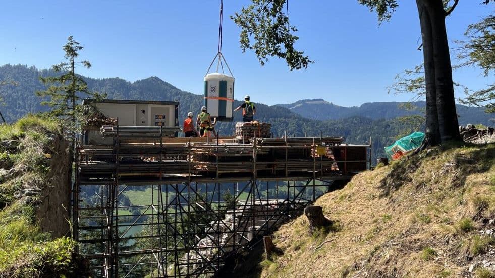 Aufwändige Arbeiten