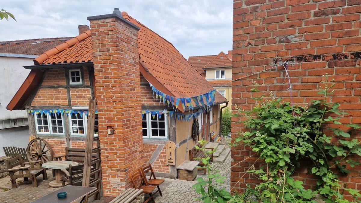 Rückansicht Altenteilerkate Dasssow