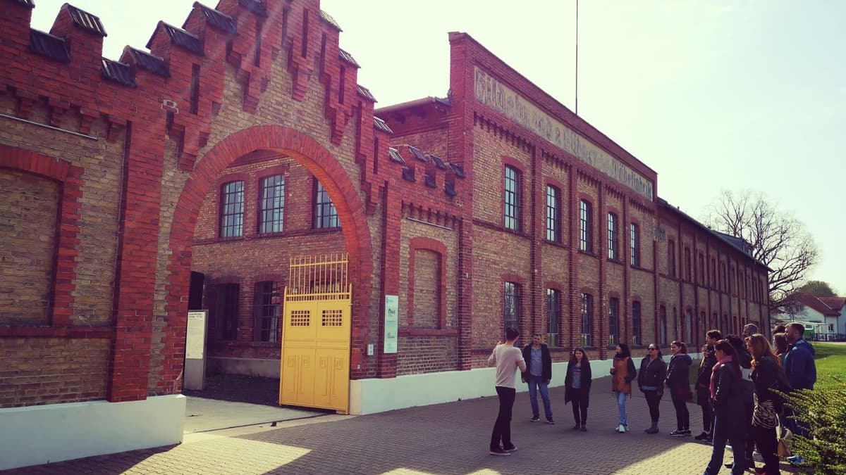 Außenansicht der Gedenkstätte KZ Osthofen