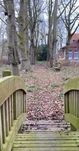 Brücke im Cassens Park