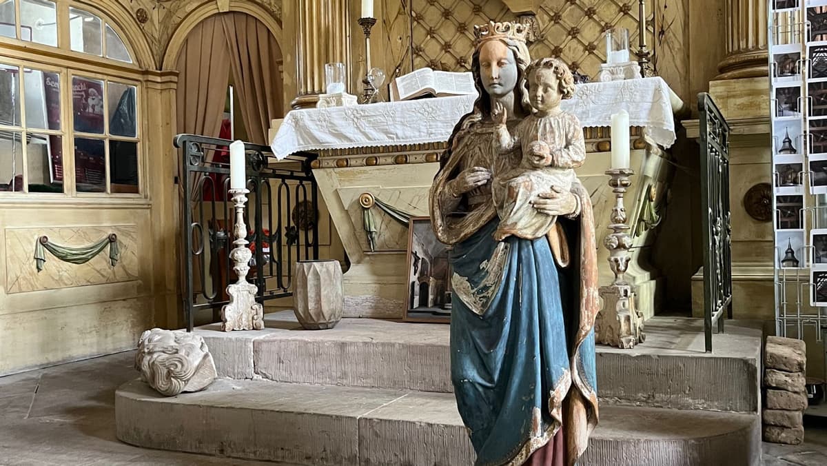 Die neue bayrische Madonna für die #kirchestoebnitz