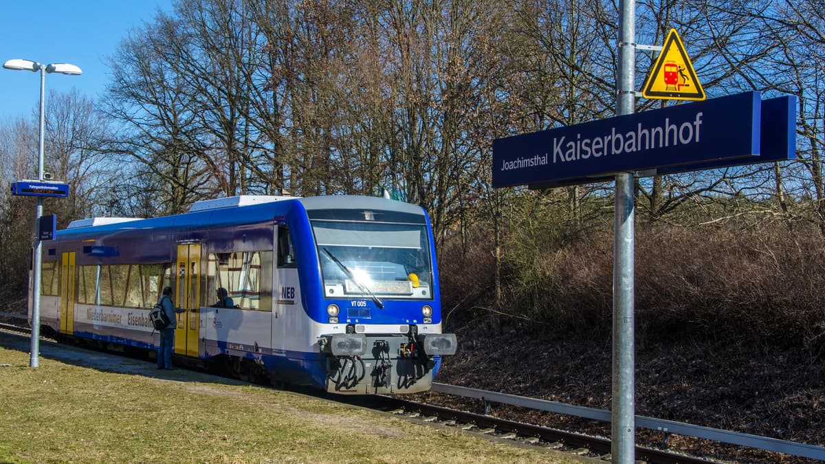 Bahnsteig am Kaiserbahnhof