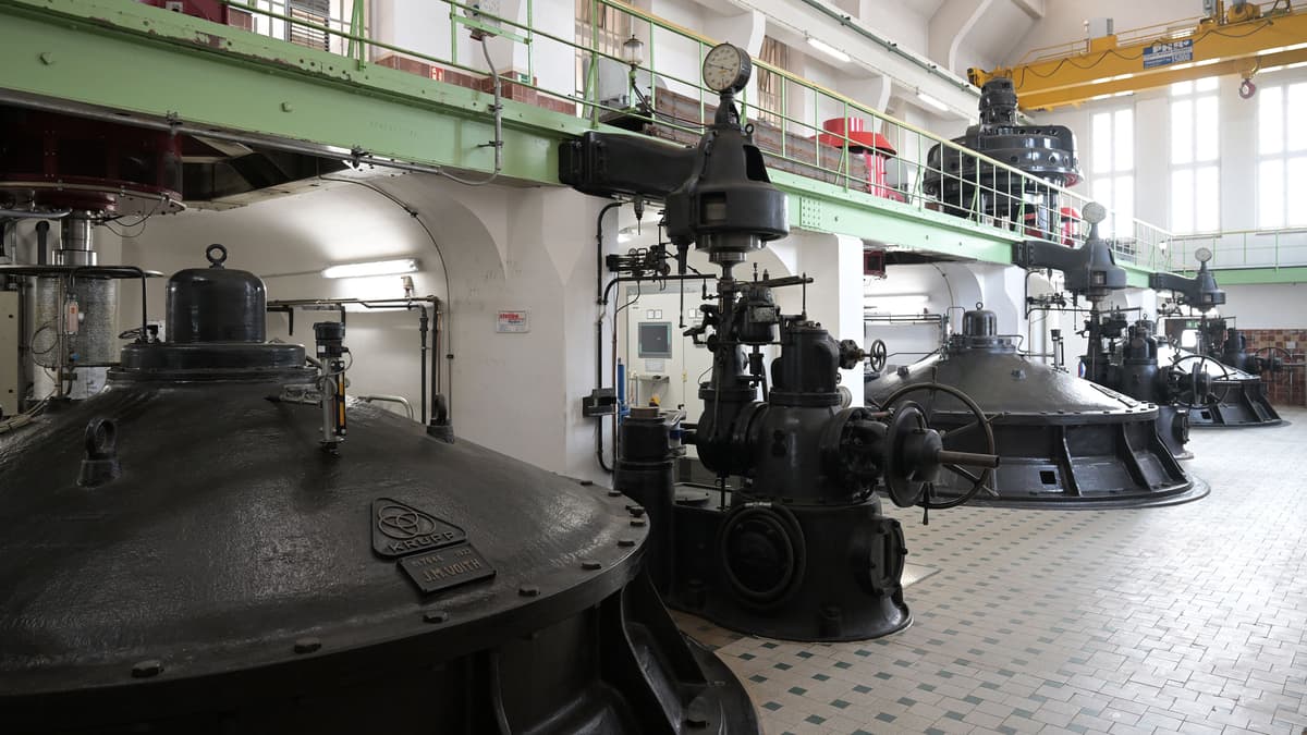 Innenaufnahme Laufwasserkraftwerk Witten-Hohenstein