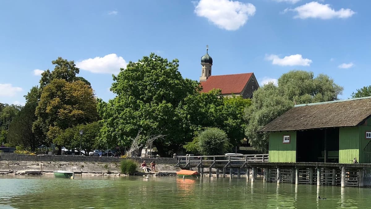 Seeanlage vom Ammersee aus gesehen