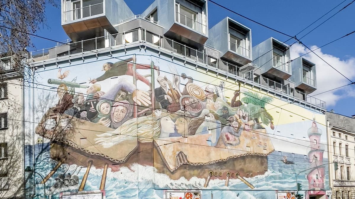 Bilker Bunker Außenansicht