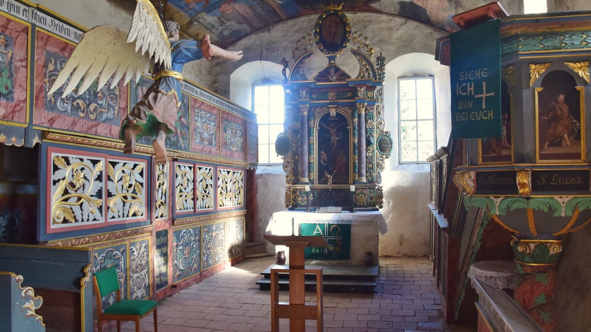 Dorfkirche Waltersdorf innen