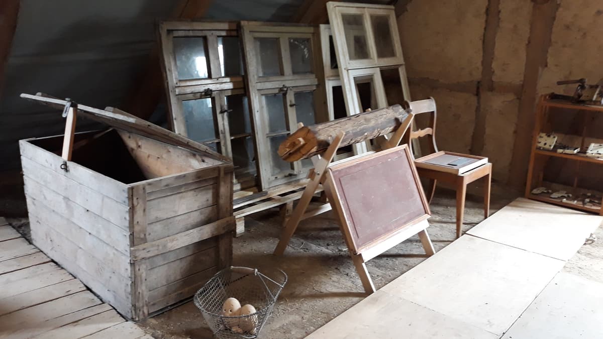 Im Dachgeschoss des Sollinghauses