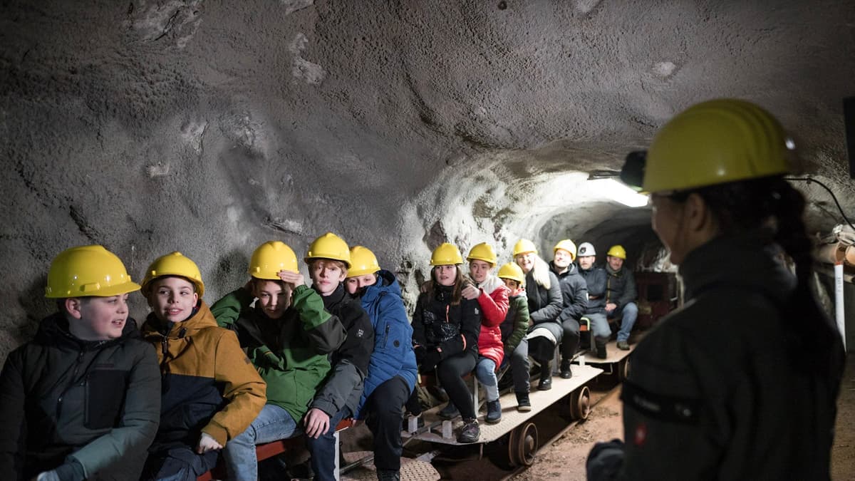 unter Tage Führung Grube Fortuna