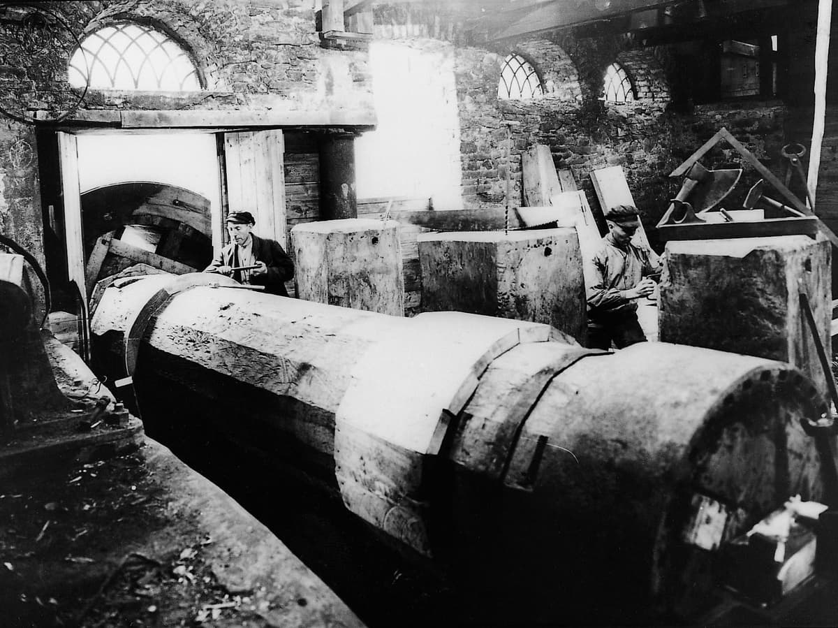 Instandsetzung der Hammeranlage des Deilbachhammers 1936
