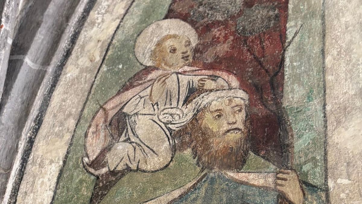 Darstellung des Hl. Christophorus im Elsbethenkreuzgang