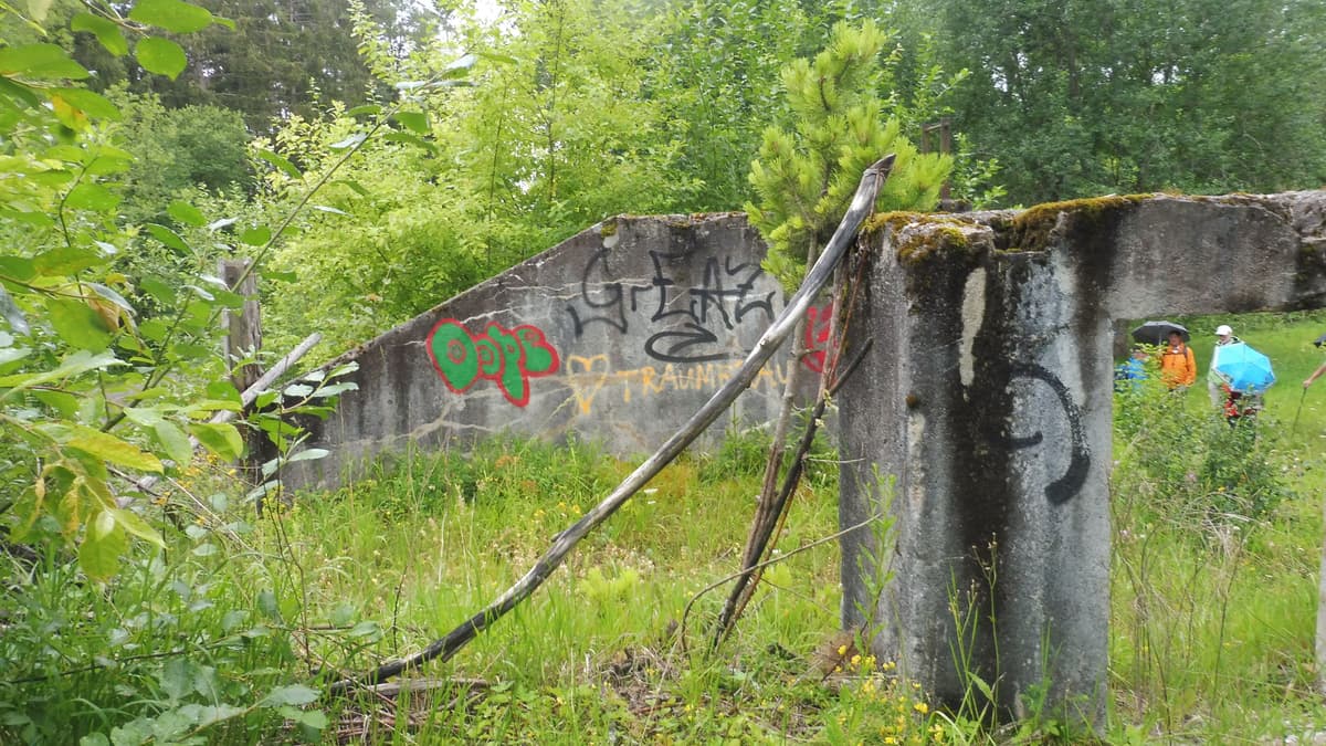 Reste der Verladerampe