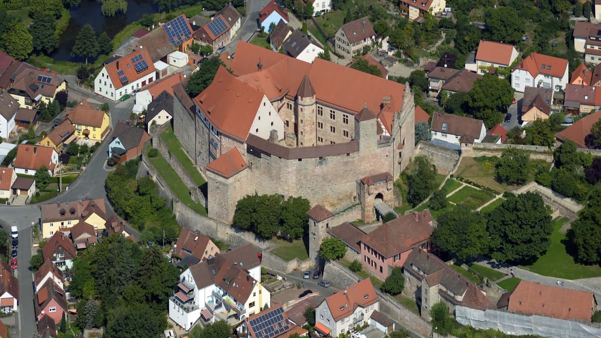 Luftaufnahme Burg Cadolzburg