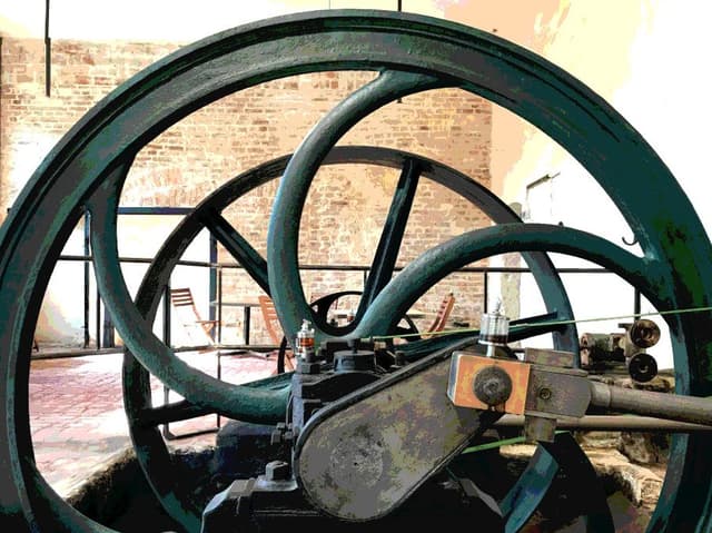 Dampfmaschine von 1875 der Rittergutsbrennerei derer von Jena