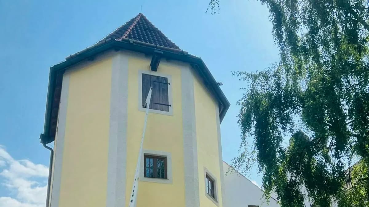 Der Röcklturm an der Isar