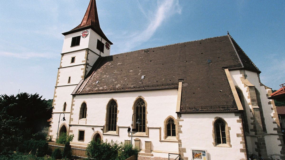Kilianskirche Bissingen, Ansicht von Süden