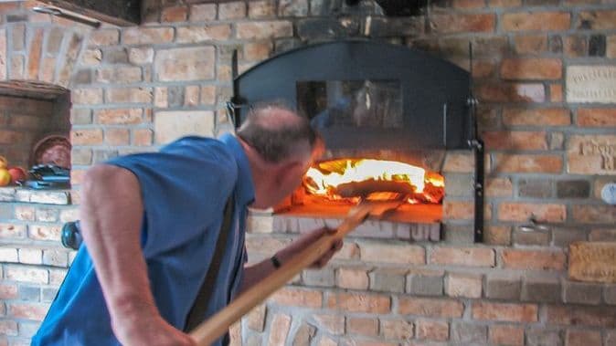 Backofen anheizen