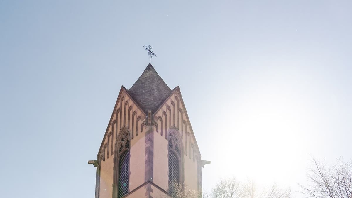 Herz Jesu-Kirche, wiedererbaut nach dem 2. Weltkrieg
